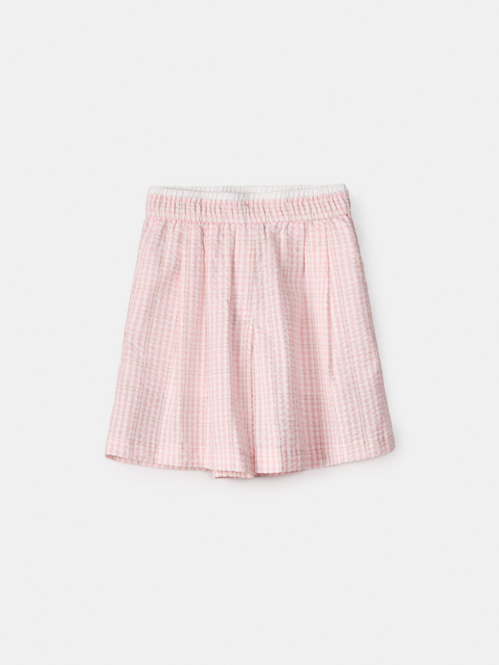 Шорты женские Sela в клетку, розовый, арт. 54393
