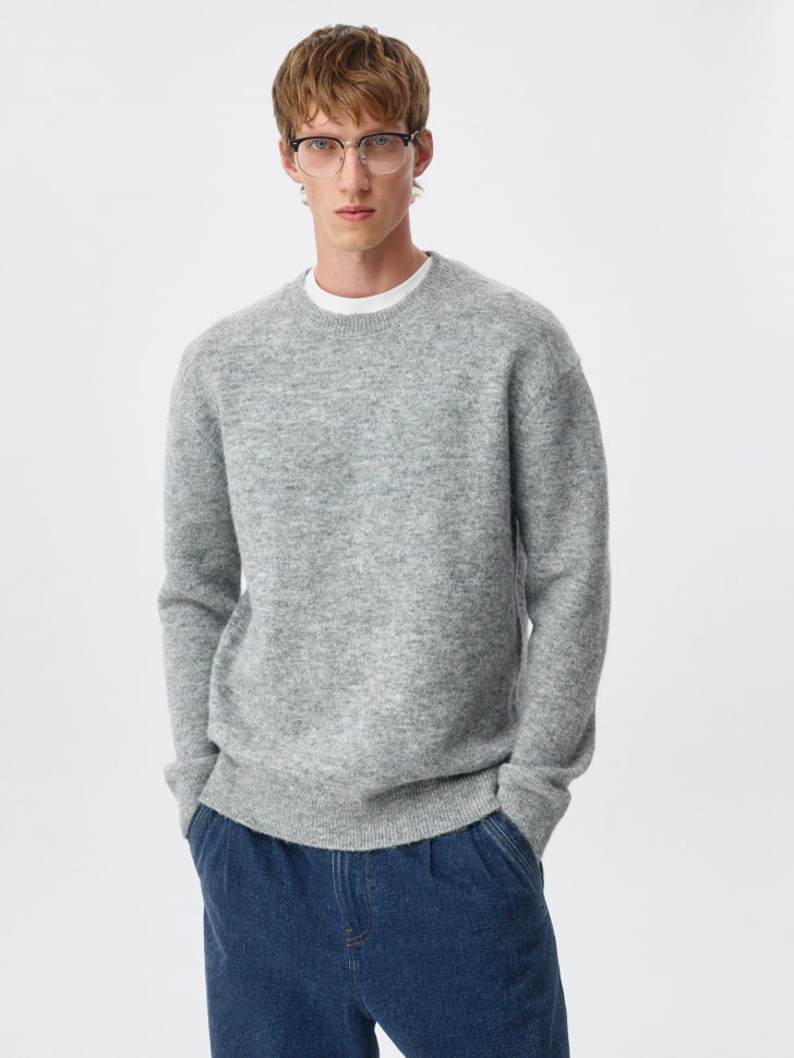 Свитер Relaxed fit с содержанием шерсти
