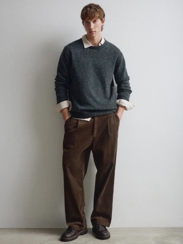 вязаный джемпер из смесовой шерсти 4680798439075 в интернет магазине