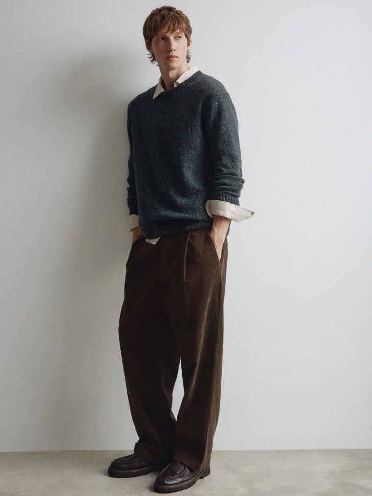 вязаный джемпер из смесовой шерсти 4680798439075 с промокодом