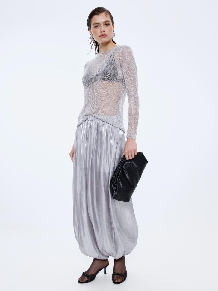 джемпер с эффектом металлик 4610517182340 по акции