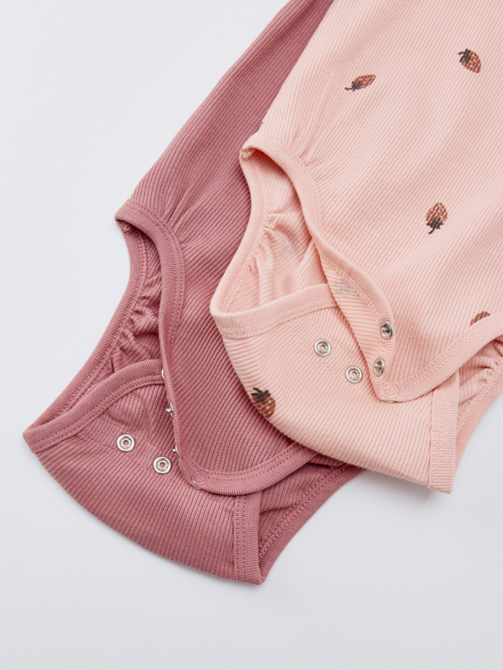 набор из 2 трикотажных боди с длинным рукавом для малышей 4680798766263 с промокодом