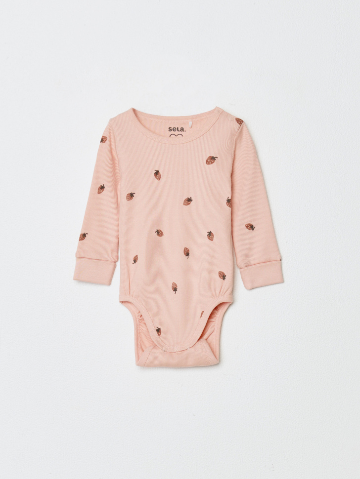 набор из 2 трикотажных боди с длинным рукавом для малышей 4680798766263 по низкой цене