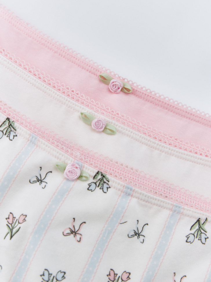 набор из 3 трусов-слипов для девочек 4610517121332 по акции