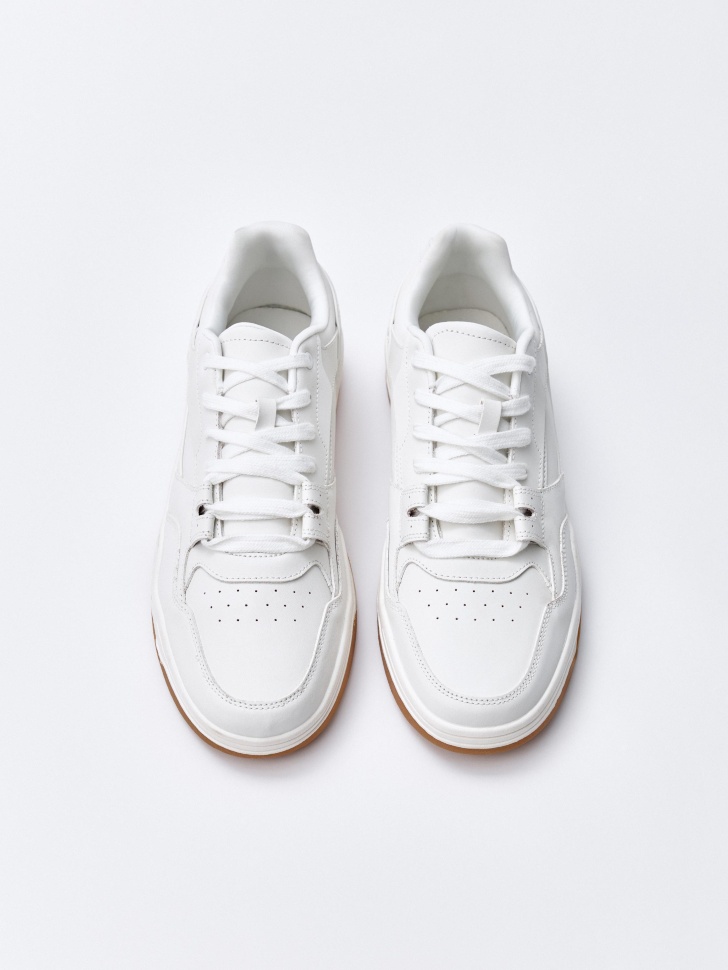 Кеды SELA из натуральной кожи, белый, арт. 42892