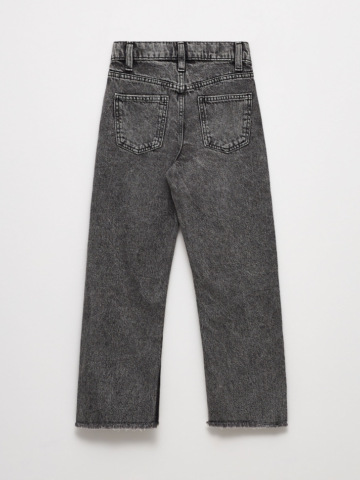 брюки джинсовые для девочек (серый, 128) sela 4680168044533 - фото 4
