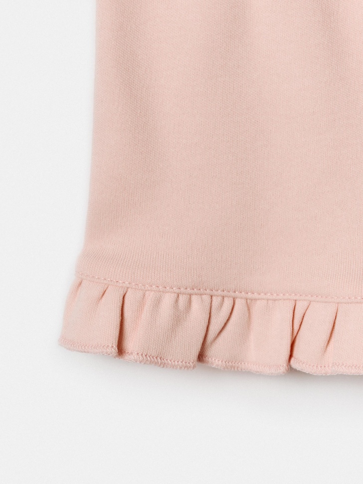 трикотажные шорты с оборками для малышей по цене 699 руб вид справа