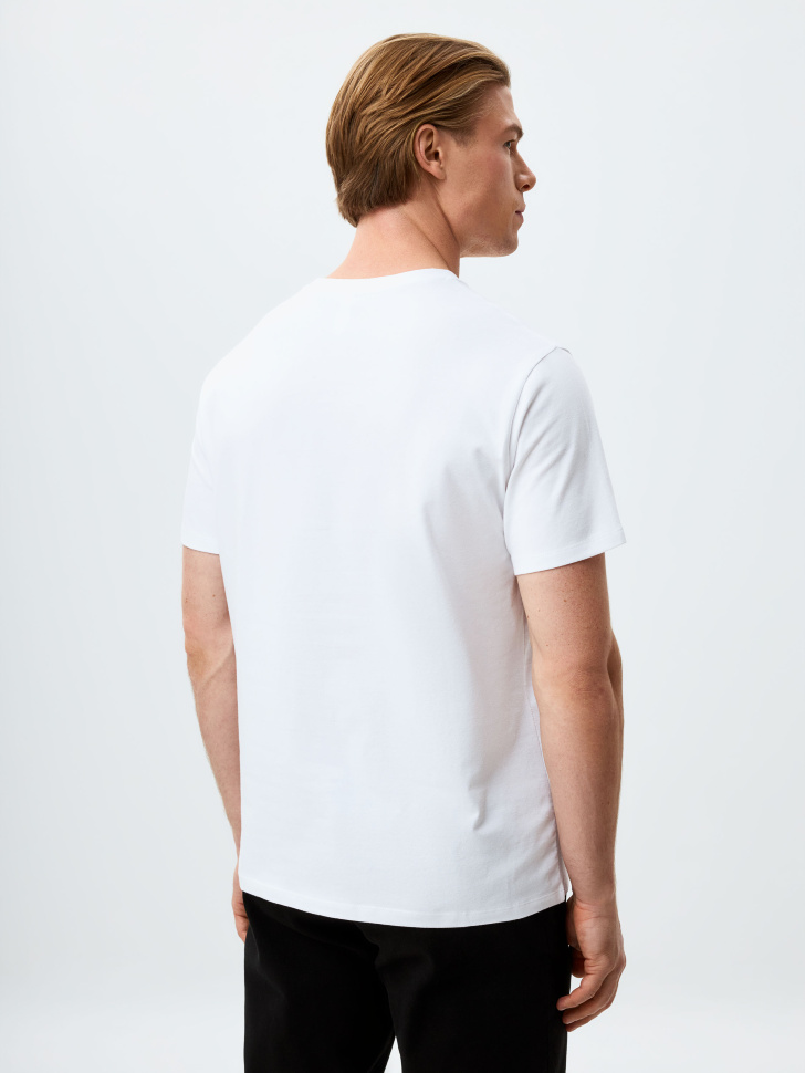 Футболка ADAM SLIM FIT базовая. Фото №3