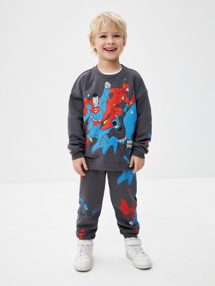 

Джоггеры с супергероями DC Лига справедливости для мальчиков, Серый
