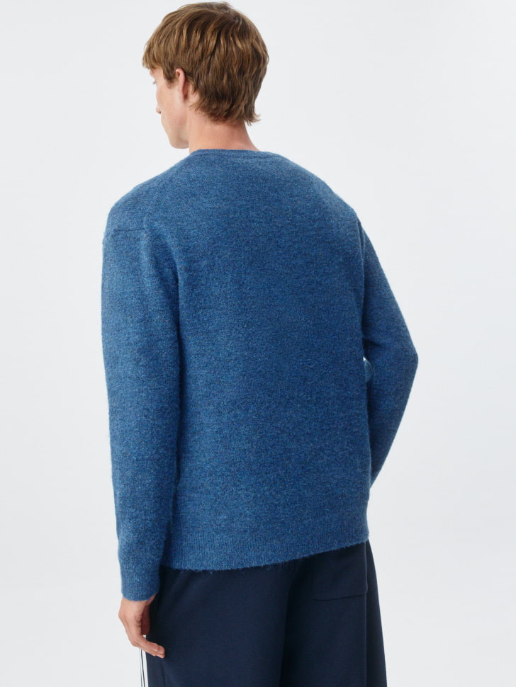 свитер relaxed fit с содержанием шерсти 4680798678214 в интернет магазине