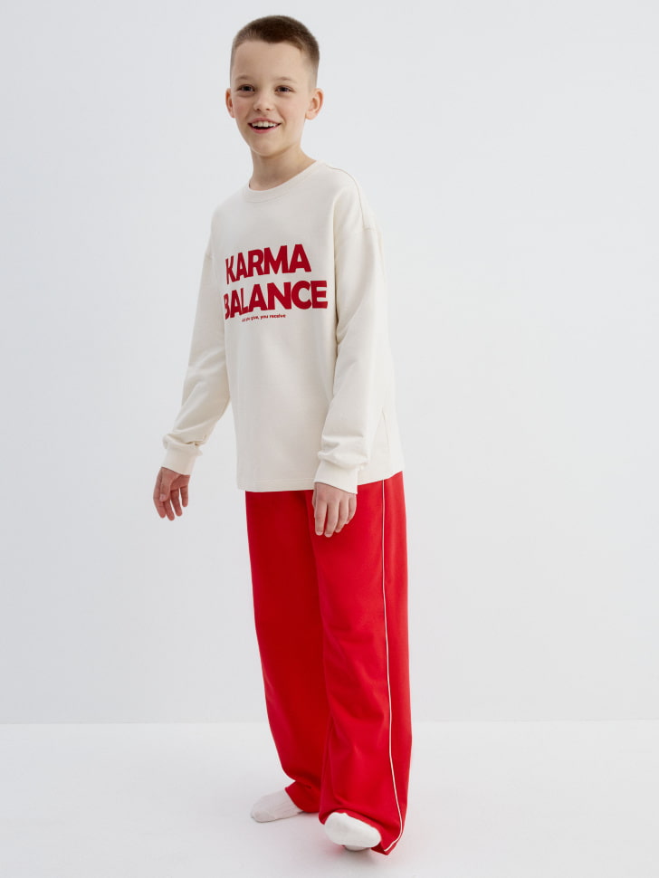 пижама оверсайз с принтом для мальчиков 4680798772561 фотография