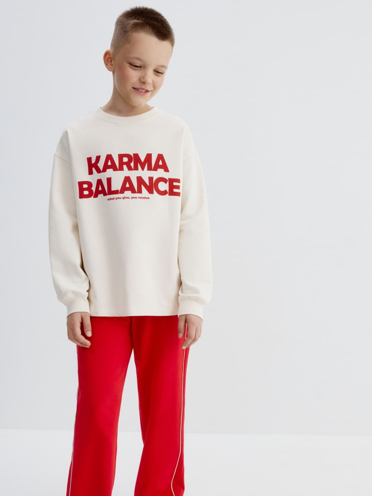 пижама оверсайз с принтом для мальчиков 4680798772561 по низкой цене