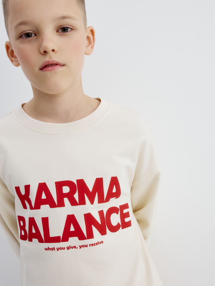 пижама оверсайз с принтом для мальчиков 4680798772561 по распродаже