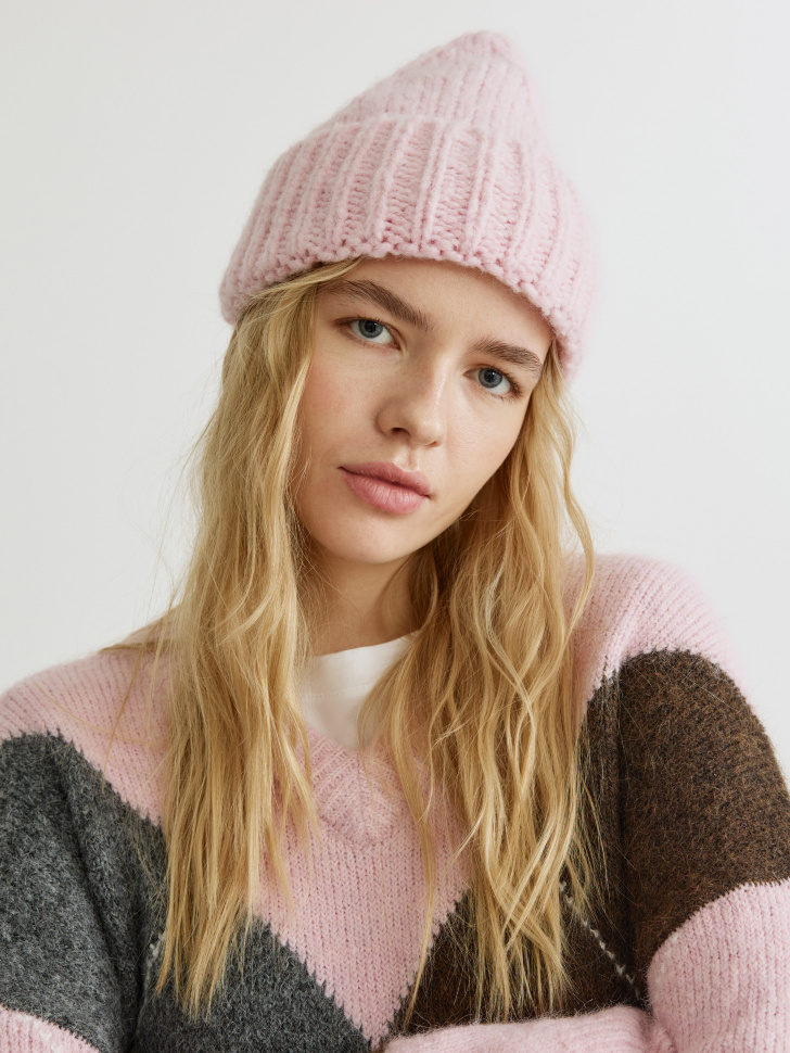 Шапка-бини SELA с содержанием шерсти, арт. 33053