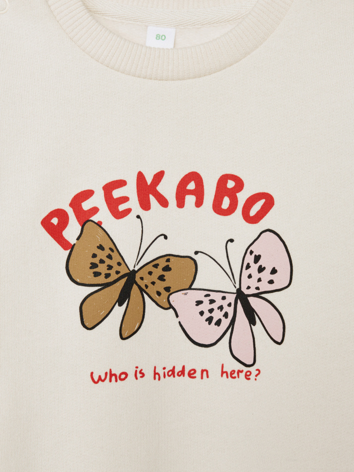 свитшот-боди с принтом для малышей 4680798134444 в интернет магазине