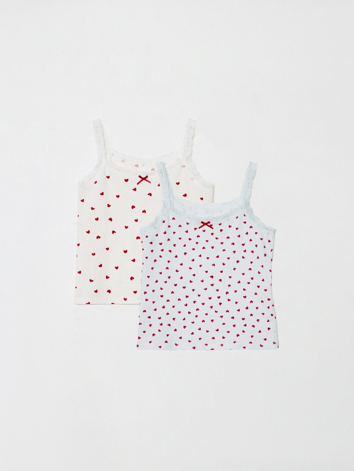 набор из 2 маек для девочек с принтом 4610517120809 фотография