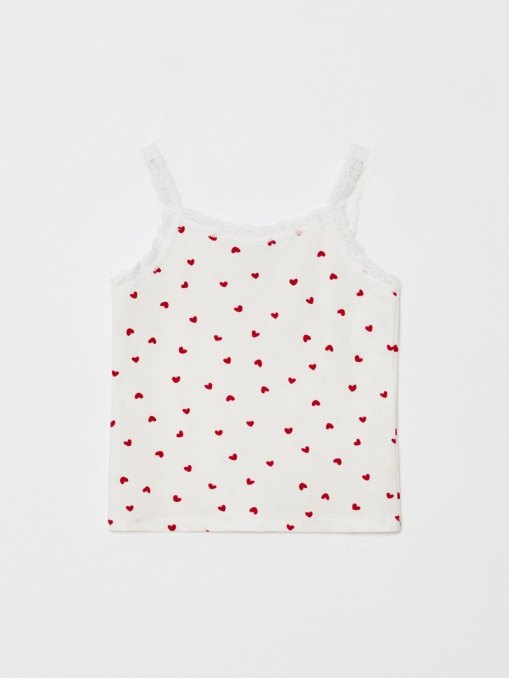 набор из 2 маек для девочек с принтом 4610517120809 по низкой цене