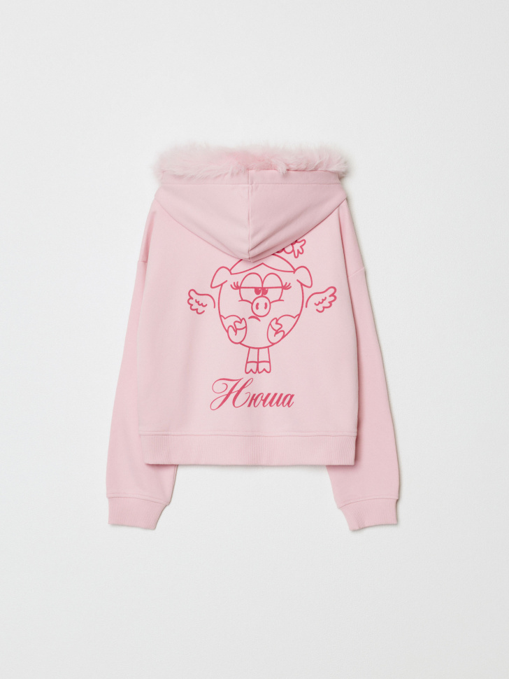 толстовка для девочек с принтом  x смешарики 4610517196255 по акции