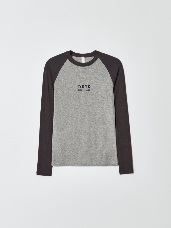 лонгслив из лиоцелла и шерсти из линейки  young из шерсти спереди