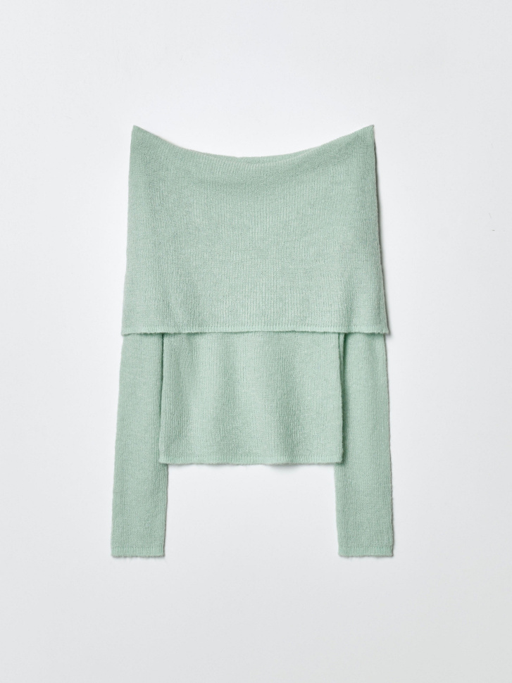 

Вязаный джемпер с содержанием мохера и шерсти, SL6802010615