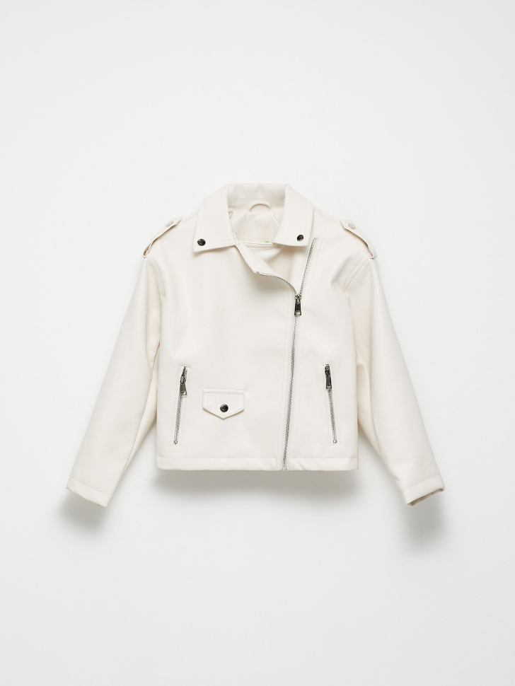 Куртка-косуха для девочек (бежевый, 128/ 8-9 YEARS) от Sela