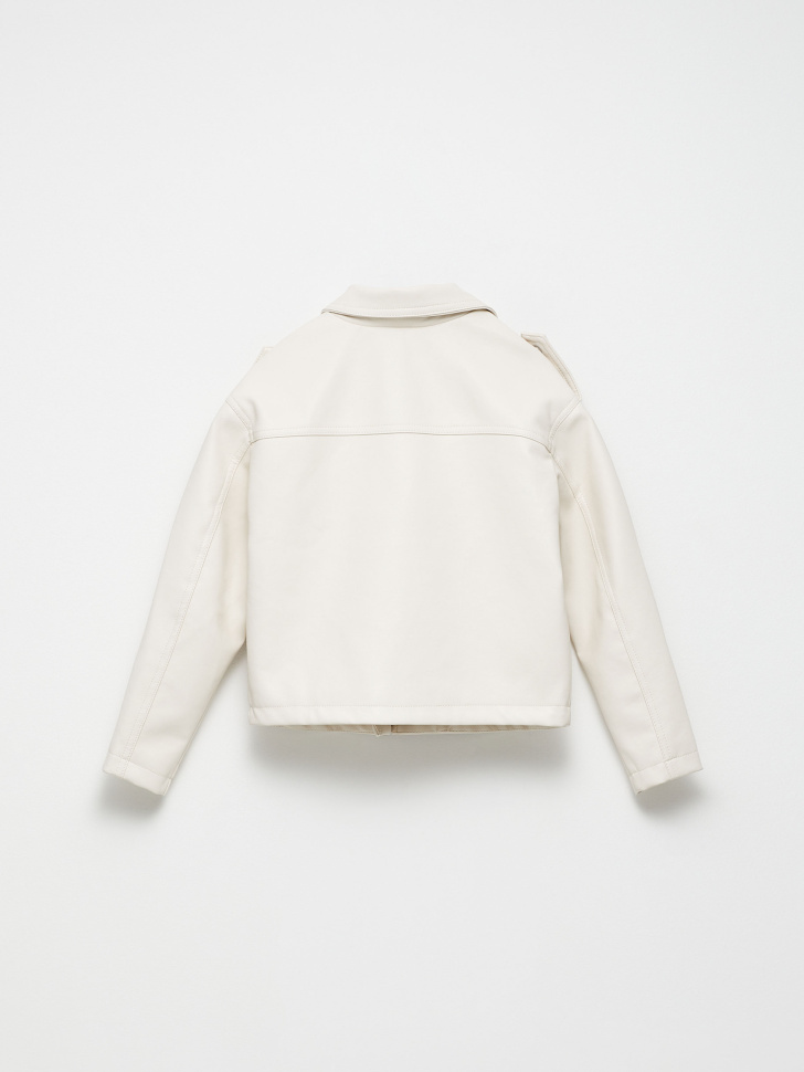 Куртка-косуха для девочек (бежевый, 128/ 8-9 YEARS) от Sela