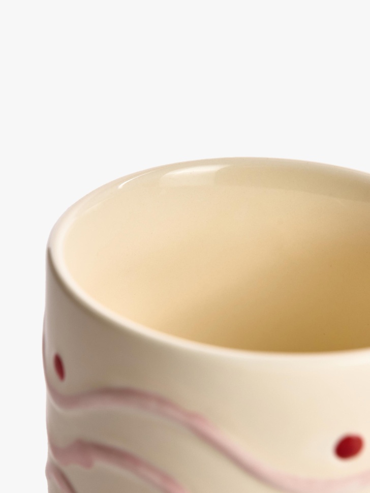 детская кружка из майолики с крышкой по цене 1999 руб вид справа