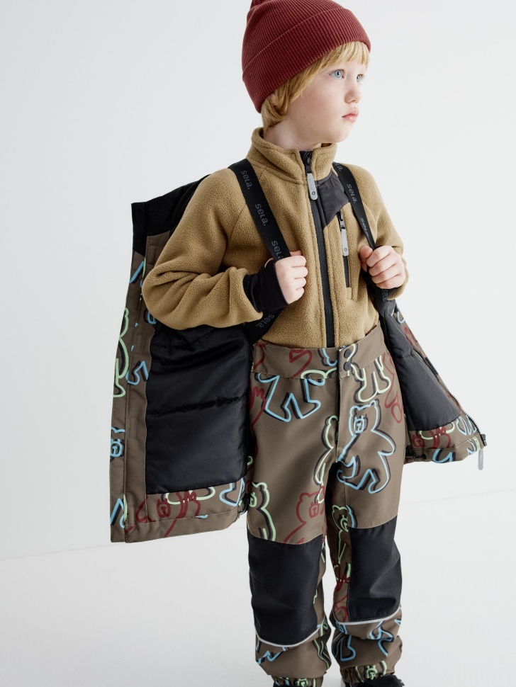 демисезонная куртка из технологичной мембранной ткани drytex® для мальчиков для детского возраста с изнаночной стороны