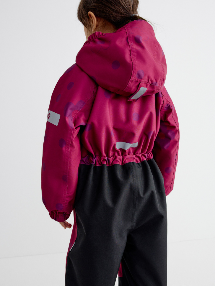 демисезонный комбинезон из технологичной мембранной ткани drytex® для девочек универсального стиля с лицевой стороны