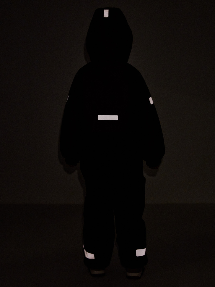 демисезонный комбинезон из технологичной мембранной ткани drytex® для девочек для детского возраста с изнаночной стороны