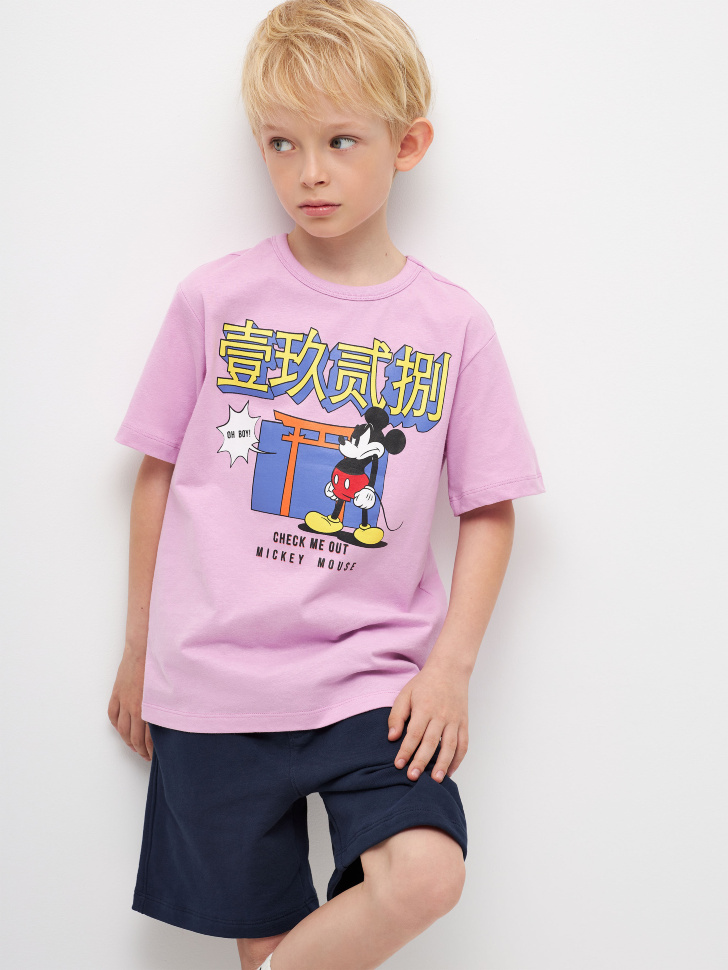 

Футболка с принтом Disney Mickey Mouse для мальчиков