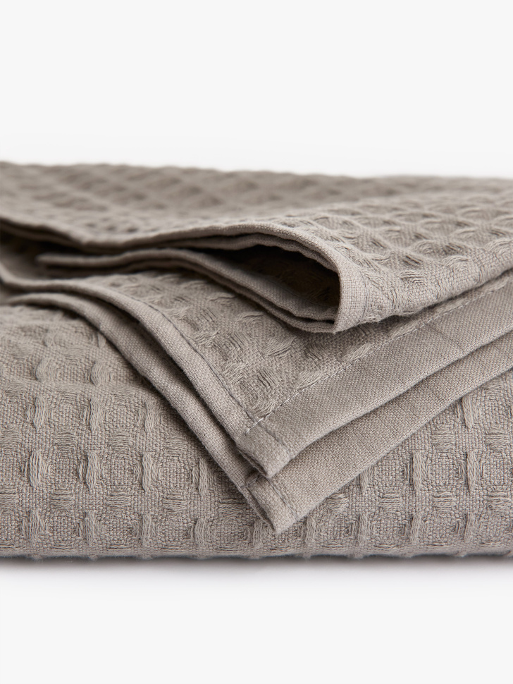 покрывало из хлопка 200х220 см от бренда sela вид слева