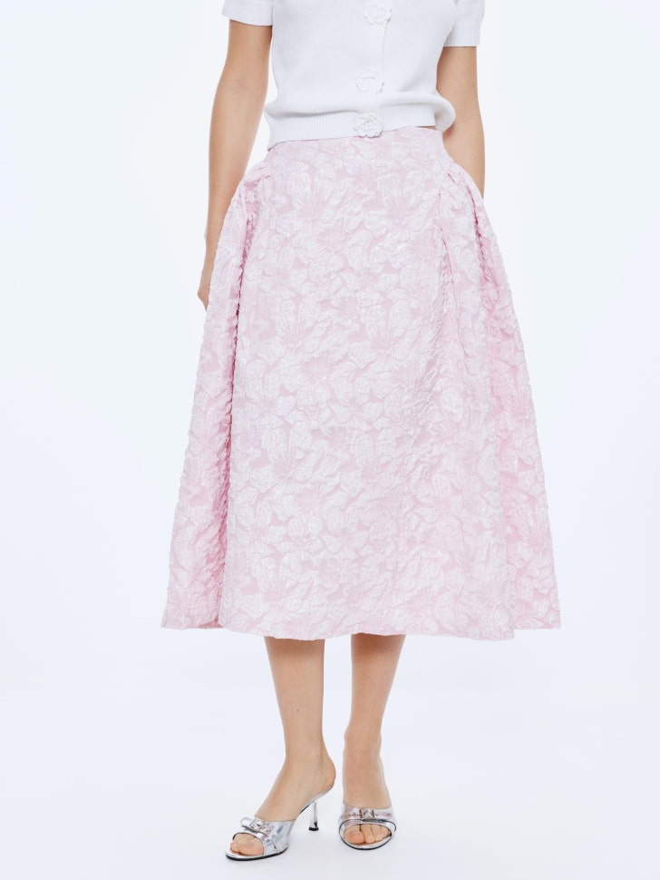 юбка из тафты с жаккардовым принтом 4610517023292 по акции