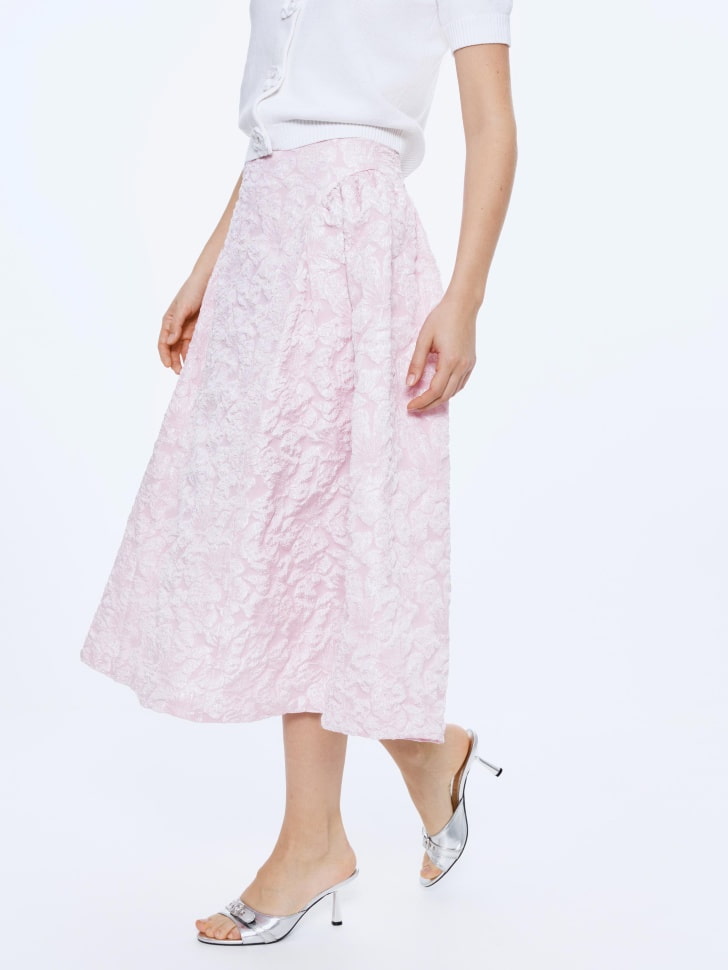 юбка из тафты с жаккардовым принтом 4610517023292 с промокодом