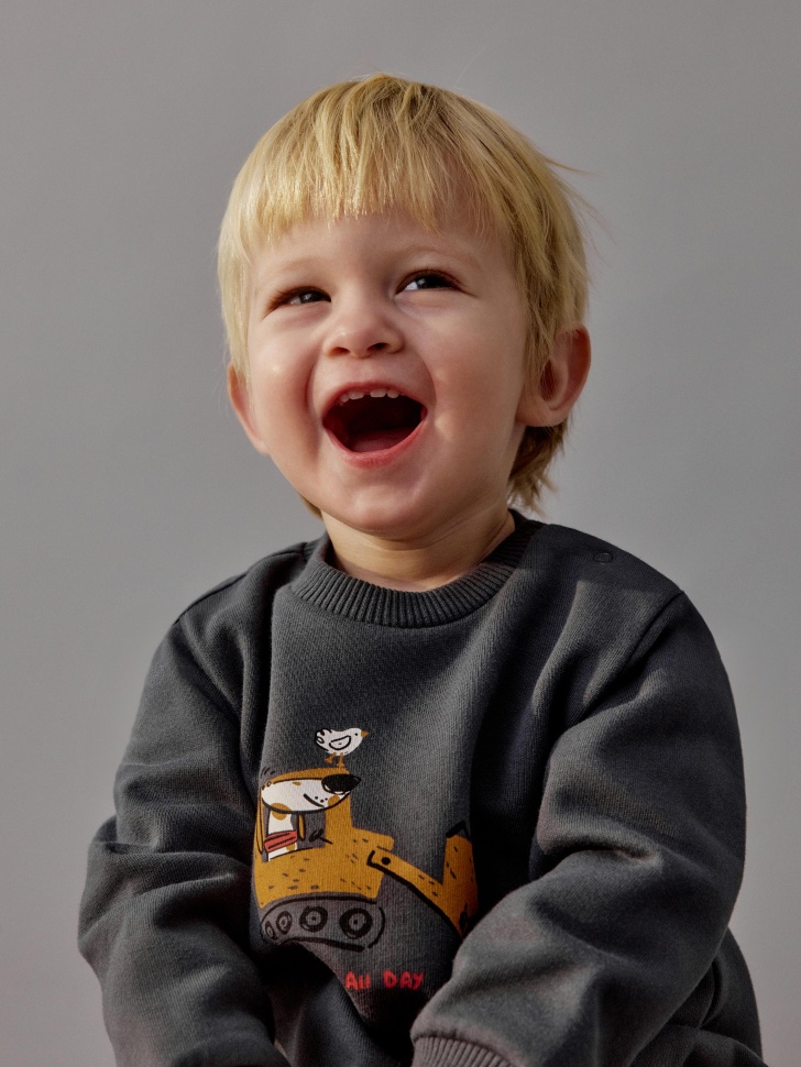 свитшот-боди с принтом для малышей 4680798134482 по акции