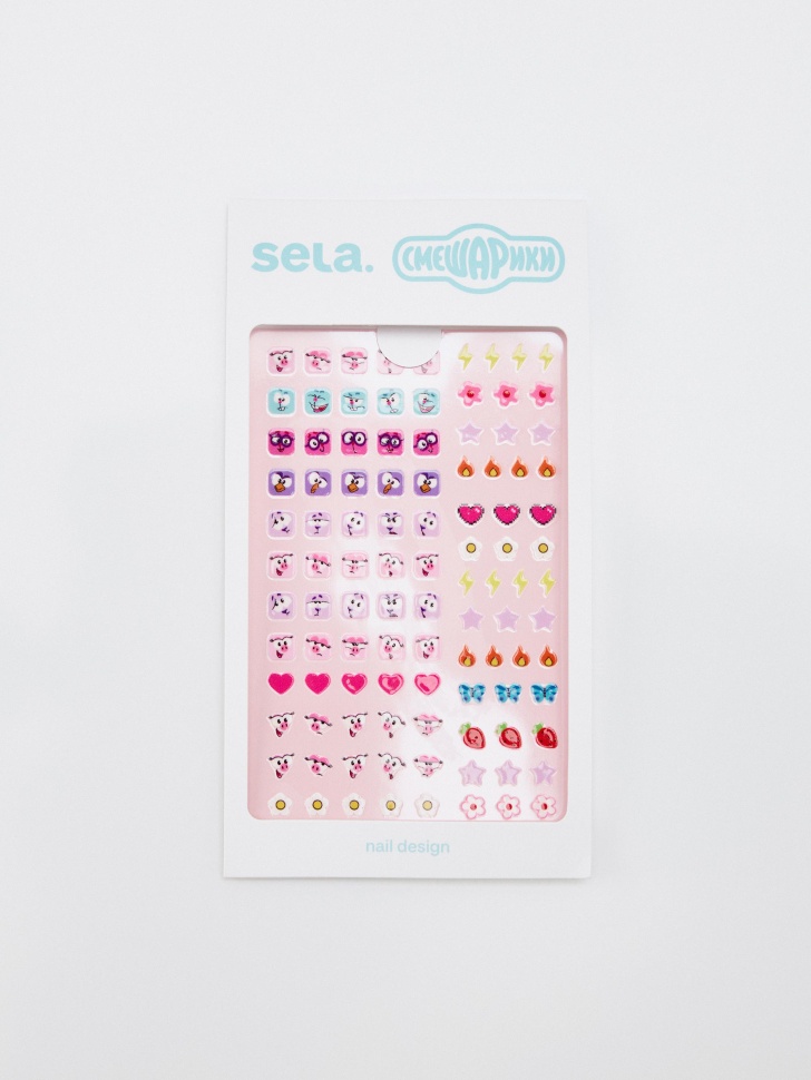 набор наклеек для ногтей детский  x смешарики 4610517432261 фотография