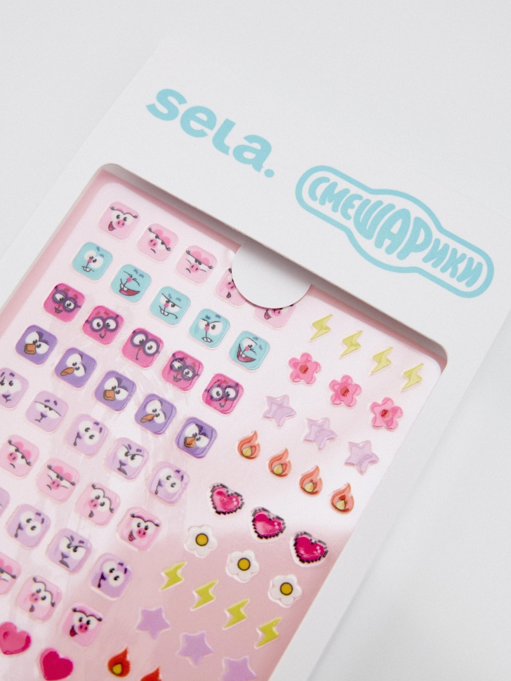 набор наклеек для ногтей детский  x смешарики 4610517432261 по акции