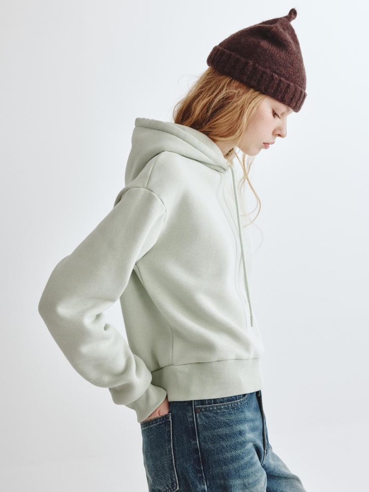 Худи SELA Young укороченное оверсайз, арт. 34136