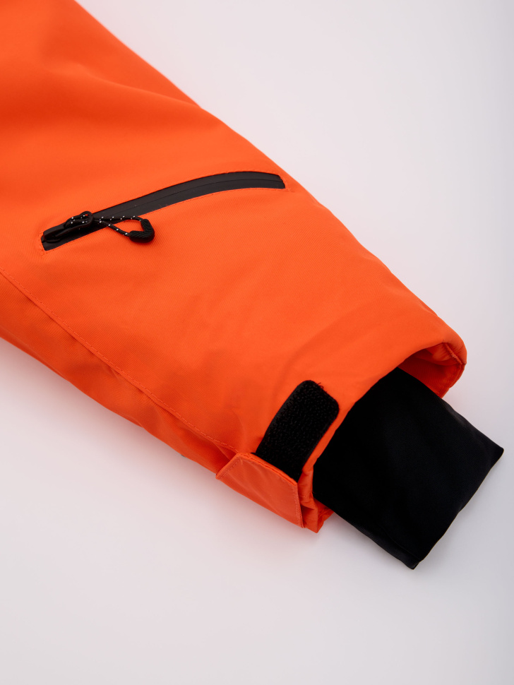 Горнолыжная куртка из технологичной мембраны с лямками для девочек - фото 9