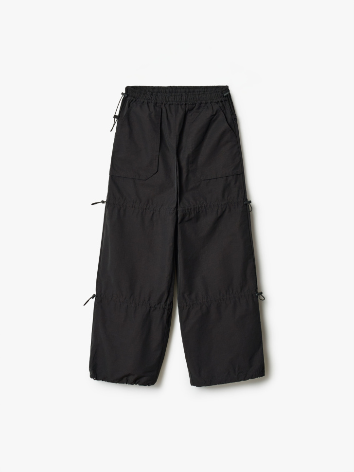 Брюки-парашюты Sela, черный, арт. 40765