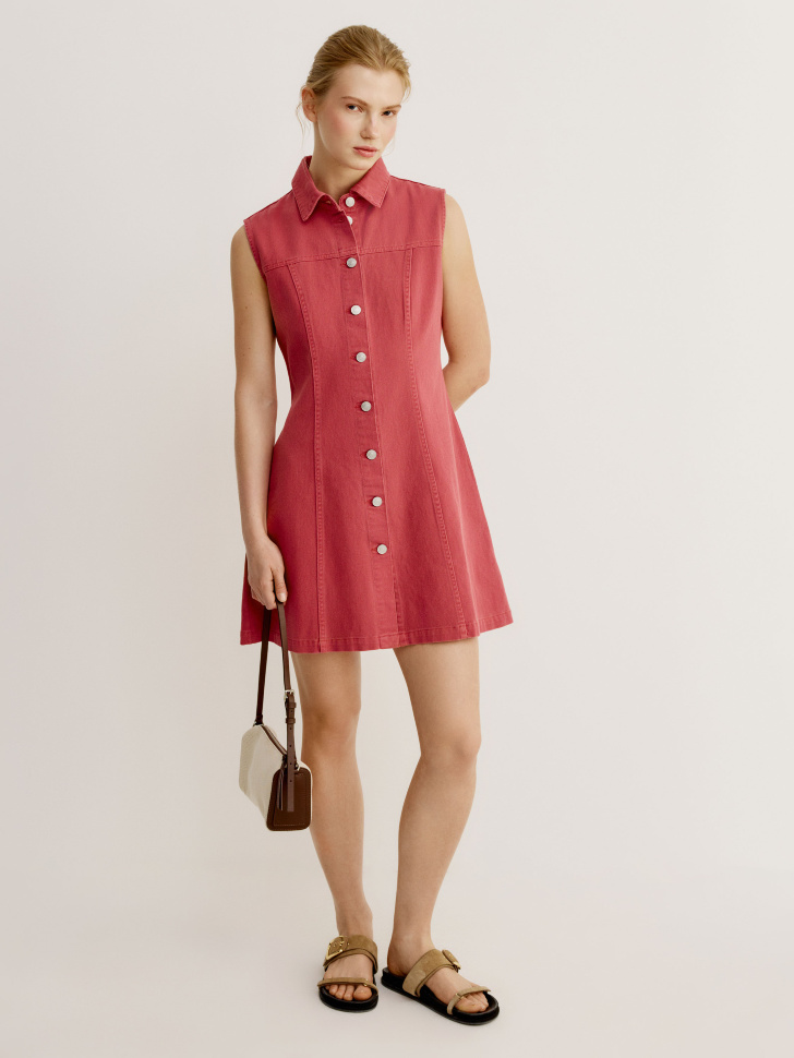 джинсовое мини-платье 4610517909756 фотография