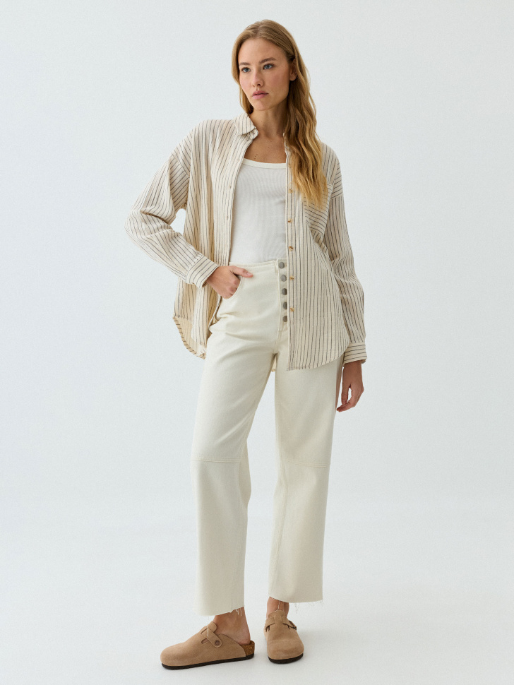 

Укороченные джинсы Straight Fit