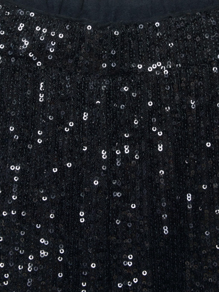 широкие брюки с пайетками для девочек 4610517026767 купить с доставкой