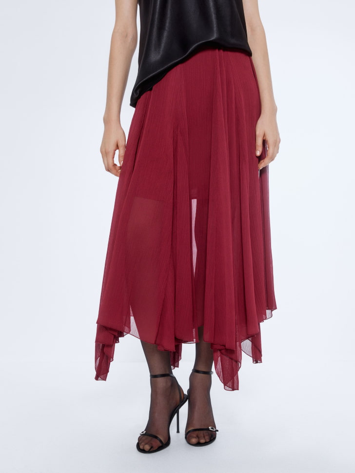 юбка из жатого шифона 4680798558998 по акции