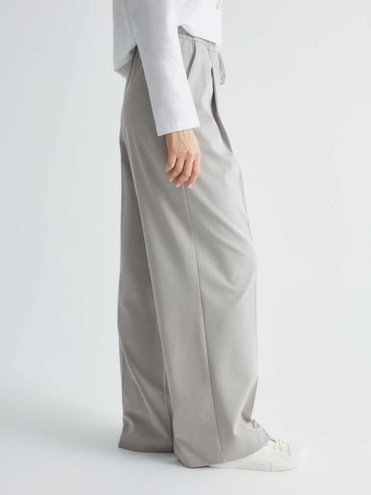 широкие брюки из костюмной ткани 4610517227935 купить с доставкой