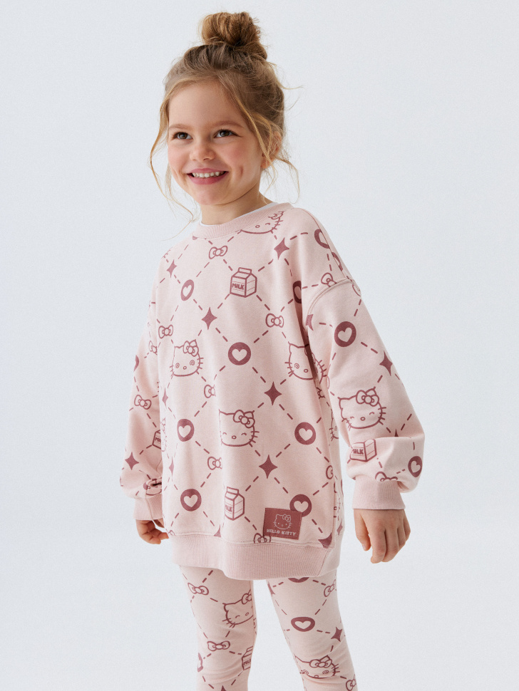 

Свитшот с принтом Hello Kitty для девочек