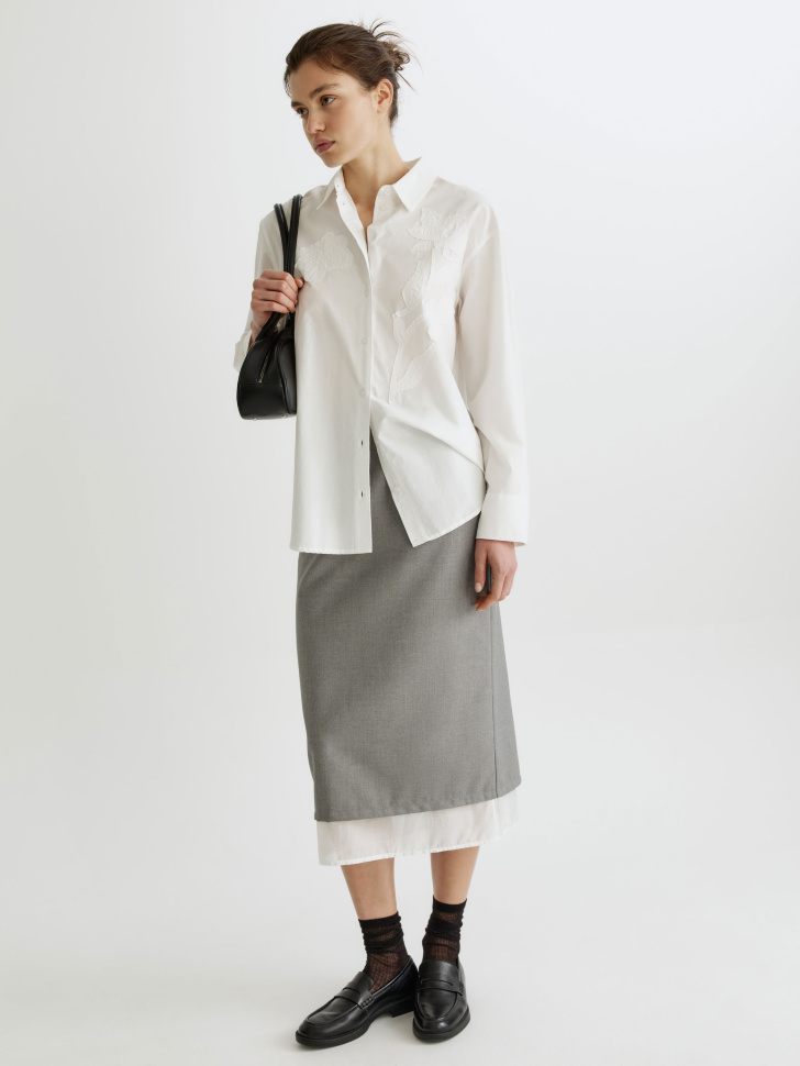 Юбка Sela многослойная, арт. 36677