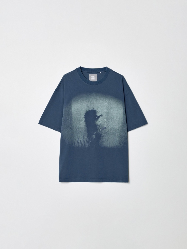 Футболка SELA x Союзмультфильм, синий, арт. 35627