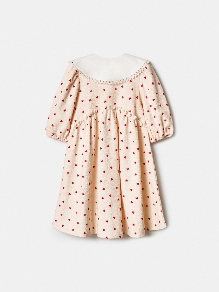 платье с нарядным воротником для девочек из россии вид сбоку