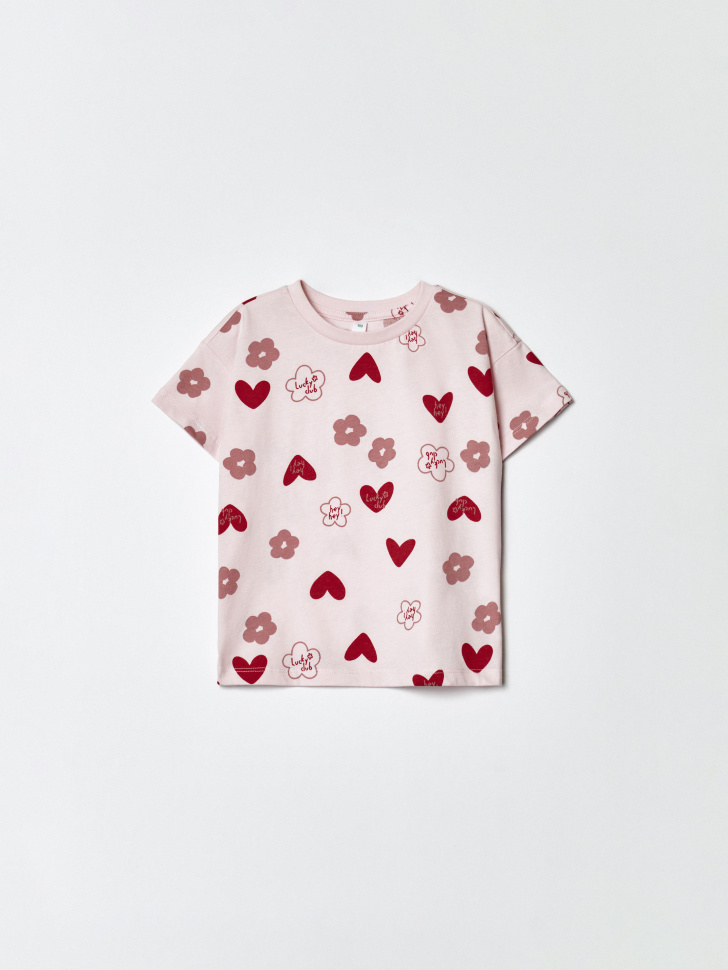 набор из 2 футболок для девочек по цене 1299 руб вид справа